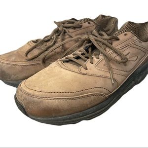 Brooks Men’s Brown Leather Addiction Walker Walking Shoe Size 10.5 W
